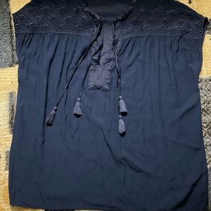 Navy blue Johnny Was CLAME size small